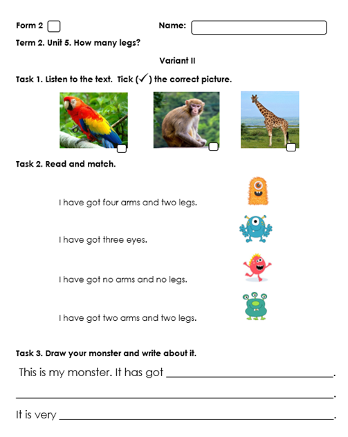 Діагностувальні роботи для 2 класу на ІІ семестр - Зображення 2