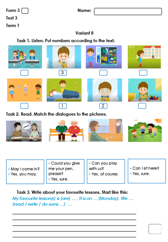 Діагностувальні роботи для 3 класу на І семестр - Зображення 3